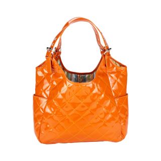 JP LIZZY Sherbet Satchel Diaper Bag, Orange, Womens