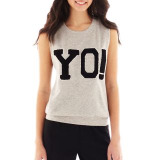 OLSENBOYE Dylan Sleeveless Muscle Yo Sweatshirt, Grey, Womens