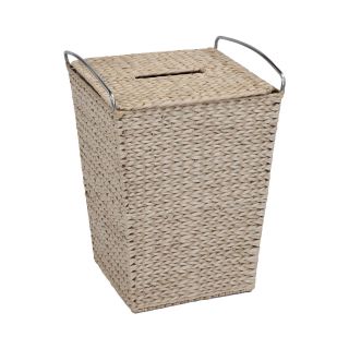 Creative Bath Metro Collection Lined Hamper, Natural
