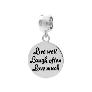 Forever Moments Live, Laugh, Love Bead, Womens