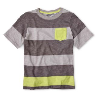 ARIZONA Colorblock Tee Shirt   Boys 6 20, Grey, Boys