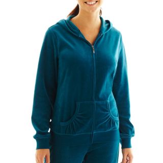 Made For Life Velour Hoodie   Talls, Tahoe Teal, Womens