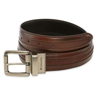 Columbia Reversible Leather Belt, Black/Brown, Mens