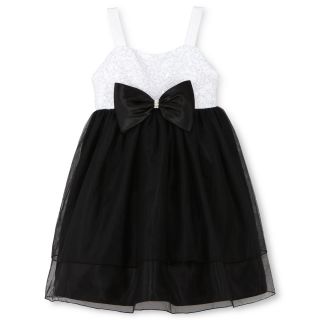 Princess Faith Black and White Swing Dress   Girls 2t 4t, B/w, B/w, Girls