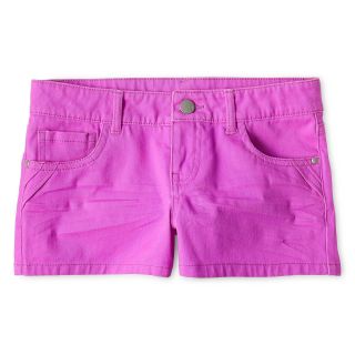 Total Girl Twill Shorts   Girls 6 16 and Plus, Electric Orchid, Girls