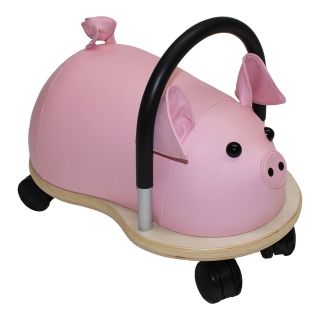 PRINCE LIONHEART Wheely Pig Ride On Toy, Pink