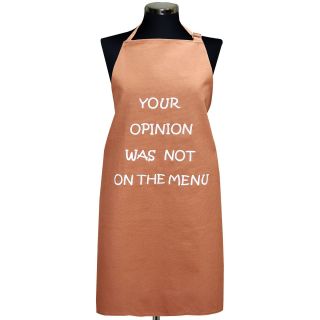 Mens Your Opinion Apron