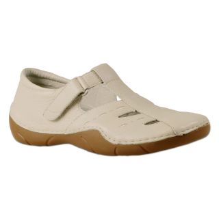 Propet Starling Leather Mary Janes, Bone, Womens