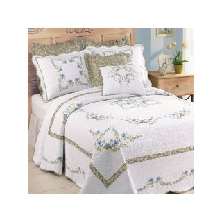 Heather Bedspread, White