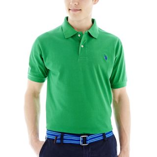 U.S. Polo Assn. Piqué Polo, Green, Mens