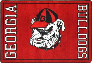 Georgia Bulldogs College Mascot Rug