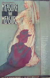Measure for Measure (Original Broadway Theatre Window Card)