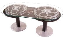 Limited Edition Double Rewind Film Reel Coffee Table