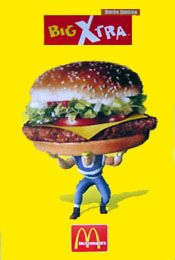 MCDONALDS© PROMOTIONAL POSTER BIG XTRA STYLE A (FRENCH ROLLED)