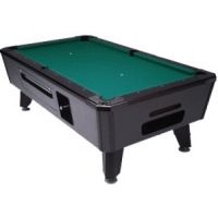 Valley Black Cat Pool Table with Green Cloth