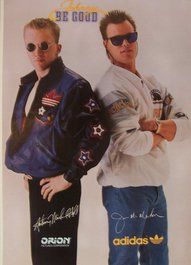 Johnny Be Good   Original Promotional Poster With Jim Mcmahon Movie