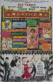 Grind (Original Broadway Theatre Window Card)