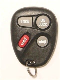 2000 Pontiac Firebird Keyless Entry Remote   Used