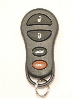 2002 Chrysler Sebring Sedan & Convertible Keyless Entry Remote
