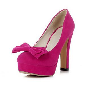 Suede Womens Chunky Heel Platform Pumps/Heels Shoes(More Colors)