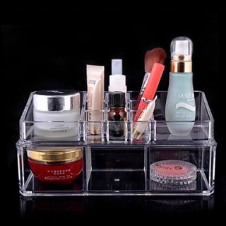 Acrylic Transparent Complex Combined Double Layer Cosmetics Storage Box Cosmetic Organizer