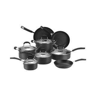 Cooks 13 pc. Classic Dishwasher Safe Hard Anodized Nonstick Cookware Set