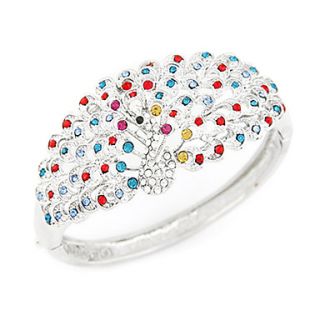 Unique Alloy With Rhinestone Peacock Womens Bracelet(More Colors)