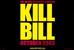 KILL BILL (BRITISH QUAD) Movie Poster
