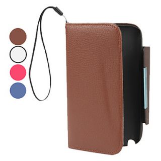 PU Leather Case with Wallet and Stand for Samsung Galaxy Note 2 N7100 (Assorted Colors)