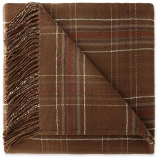JCP Home Collection  Home Plaid Acrylic Throw, Brown