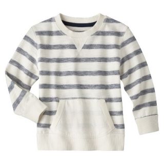 Cherokee Infant Toddler Boys Striped Sweatshirt   Navy Voyage 12 M