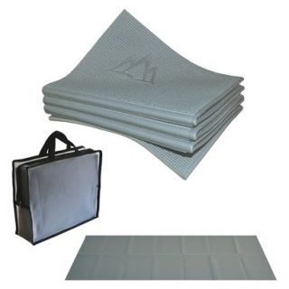 Khataland YoFoMat, Extra Long Travel Yoga Mat   Gray