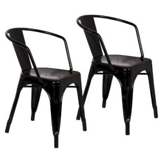 Dining Chair Carlisle Dining Chair   Black (Set of 2)