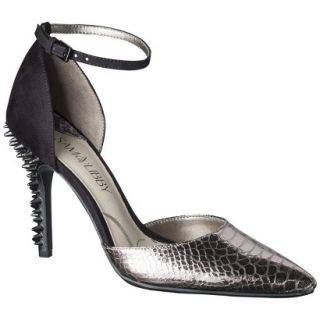 Womens Sam & Libby Dahlia Spiked Heel Two Piece Pump   Pewter 8