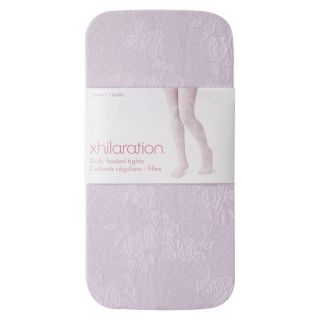 Xhilaration Girls 1 Pack Nylon Tights   Lilac 7 10
