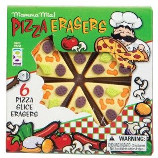 Pizza Erasers