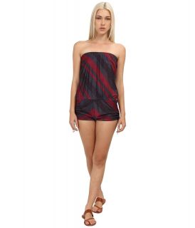 Marc by Marc Jacobs Cory Stripe Bandeau Romper Cover Up Womens Jumpsuit & Rompers One Piece (Multi)
