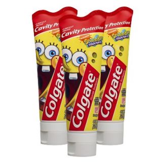 Colgate Spongebob Toothpaste & Toothbrush   3 Pack