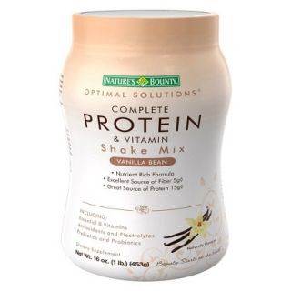 Optimal Solutions Complete Protein & Vitamin Vanilla Shake Mix   16 oz