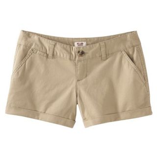 Mossimo Supply Co. Juniors Mid Length Woven Short   Bonjour Brown 11