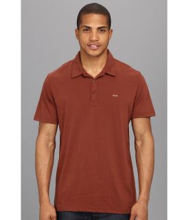 RVCA Sure Thing Polo Shirt Mens Short Sleeve Pullover (Burgundy)