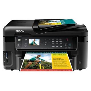 Epson WorkForce 3520 Color Multifunction Inkjet Printer   Black (C11CC33201)