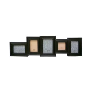 5 Opening Collage Picture Frame, Black