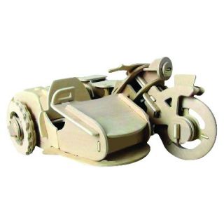 Robotime 3D Wooden Robotic Puzzle Motorcycle sidecar