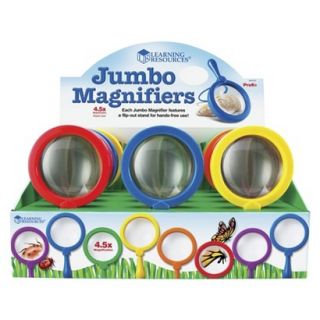 Learning Resources Jumbo Magnifiers   12 Pack