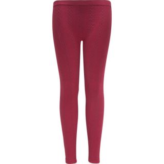 Girls Textured Leggings Burgundy In Sizes S/M, L/Xl, One Size For Wom