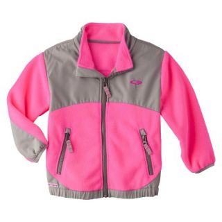 C9 by Champion Infant Toddler Girls Everyday Fleece Jacket   Pink 4T