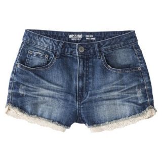 Mossimo Supply Co. Juniors High Waisted Denim Short with Lace Trim   5