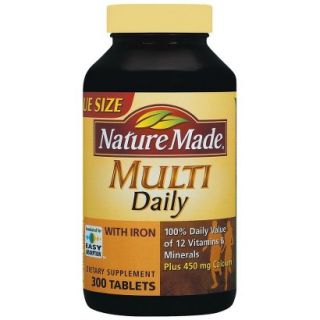 Nature Made Daily Multivitamin Tablets Value Size   300 Count
