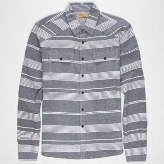 Crescent Mens Flannel Shirt Charcoal In Sizes X Large, Large, Mediu